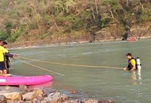उत्तराखंड के शिवपुरी में गंगा स्नान के दौरान राजस्थान का युवक डूबा