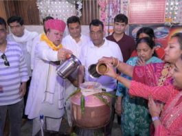 अजमेर : पुरुषोतम मास में गंगाजल से महादेव का जलाभिषेक