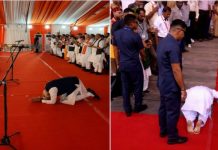 शुभेंदु अधिकारी ने विधानसभा की सीढ़ियों पर टेका माथा, दोहरायी मोदी की परंपरा