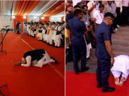 शुभेंदु अधिकारी ने विधानसभा की सीढ़ियों पर टेका माथा, दोहरायी मोदी की परंपरा