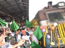 स्मार्ट सिटी अजमेर से तीन नई नियमित ट्रेनों का शुभारंभ