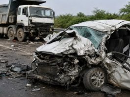 बीकानेर में ट्रक-कार की टक्कर से हरियाणा के 6 लोगों की मौत, बालिका घायल
