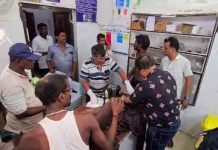 ब्राह्मणी नदी में नहाते समय एक व्यक्ति ने विशालकाय मगरमच्छ से दस मिनट तक संघर्ष कर बचाई जान
