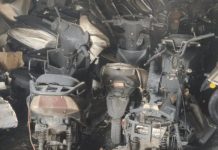 सूरतगढ़ में इलेक्ट्रिक स्कूटर शो रूम में आग लगी