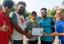 अजमेर की बेटी एवं 5 बार की गिनीज़ विश्व रिकॉर्ड धारक सूफिया सूफी का स्वागत