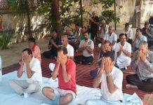 अजमेर : योग दिवस के उपलक्ष्य में योग एवं ध्यान कार्यक्रम आयोजित