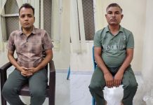 कोटा में 1000 रुपए की रिश्वत लेते JVVNL का कनिष्ठ अभियंता, संविदा कर्मचारी अरेस्ट