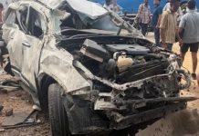 बीकानेर में फार्च्यूनर पलटने से दो लोगों की मौत, एक घायल