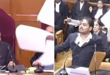 सुप्रीम कोर्ट की कार्यवाही में याचिकाकर्ता ने डाला खलल, कागज फेंके और अदालत को अपशब्द कहे