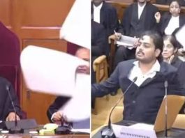 सुप्रीम कोर्ट की कार्यवाही में याचिकाकर्ता ने डाला खलल, कागज फेंके और अदालत को अपशब्द कहे