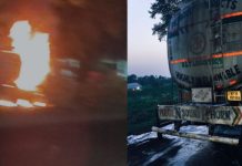 महाराष्ट्र के धुले में डीज़ल टैंकर में भीषण आग; सूरत-नागपुर हाईवे पर जाम
