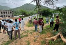 पुष्कर घाटी पैदल यात्रा मार्ग पर कांवड़ यात्रियों की सुविधा के लिए 4 दिन चलेगा श्रमदान