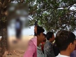 महोबा में पेड़ पर फांसी पर झूलते मिले युगल के शव