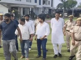 अलवर में अमित शाह की सभा से पहले कांग्रेस कार्यकर्ताओं पर पुलिस की कार्रवाई