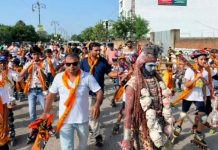 स्केट्स कांवड़ यात्रा में दिखा संस्कृति, संस्कार, भक्ति और खेल का अद्भुत संगम