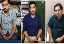 कोटपूतली जिले के विराटनगर में तहसीलदार, कनिष्ठ सहायक एवं दलाल 55000 रुपए रिश्वत लेते अरेस्ट