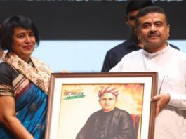 मुख्यमंत्री शुभेंदु अधिकारी ने तस्लीमा नसरीन का कोलकाता में किया स्वागत