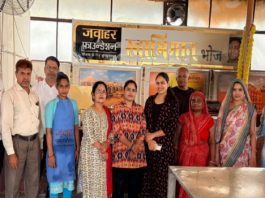 स्वाभिमान भोज रसोई सामाजिक समरसता और करुणा का प्रतीक : जया चौहान