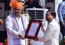 स्वाधीनता दिवस पर अजमेर कलक्टर लोक बन्धु का राज्य स्तर पर सम्मान