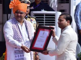 स्वाधीनता दिवस पर अजमेर कलक्टर लोक बन्धु का राज्य स्तर पर सम्मान