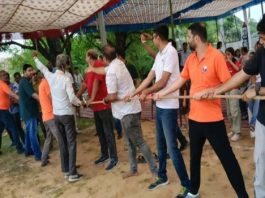 प्रकृति की गोद में चिकित्सकों का परिवार मिलन, खेल और प्रश्नोत्तरी में दिखा उत्साह