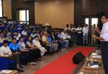 खेलो इंडिया संवाद : कर्नल राज्यवर्धन राठौड़ ने MNIT में छात्र-छात्राओं और खिलाड़ियों का बढाया हौसला