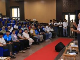 खेलो इंडिया संवाद : कर्नल राज्यवर्धन राठौड़ ने MNIT में छात्र-छात्राओं और खिलाड़ियों का बढाया हौसला