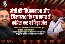 मंत्री की विधानसभा और जिलाध्यक्ष के गृह नगर में कांग्रेस के गई बड़ा खेला!
