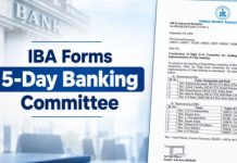 बैंकों में 5 दिन काम की दिशा में बढ़ा कदम, IBA-UFBU की उच्चस्तरीय समिति गठित