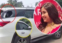 काजल राघवानी की कार पर पथराव, बेकाबू भीड़ के बीच शोरूम से सुरक्षित निकाली गईं भोजपुरी अभिनेत्री