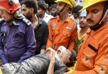 दिल्ली के सत्य निकेतन में 5 मंजिला पीजी भवन ढहने से 3 की मौत, कई घायल