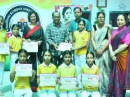 नंदिनी शिक्षा निकेतन में कथक की थाप पर सजी कला-संस्कृति की कार्यशाला