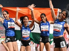 एशियन गेम्स में भारतीय बेटियों का ‘गोल्डन रन’, 4×400 मीटर रिले में बहरीन-चीन को पछाड़ा