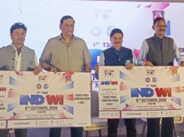 भारत-वेस्टइंडीज के बीच टी-20 मैच 6 अक्टूबर को, 399 का होगा सबसे सस्ता टिकट