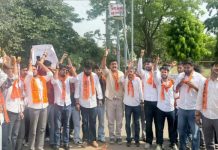जयपुर में ABVP का प्रदर्शन, ‘अराजकता हटाओ, संविधान अपनाओ’ के नारों से गूंजा राजस्थान विश्वविद्यालय