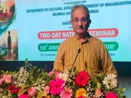 वंदे मातरम के 150 वर्ष : मुंबई की राष्ट्रीय संगोष्ठी में अजमेर के डॉ. सुरेश बबलानी ने सिंध के स्वतंत्रता आंदोलन पर रखा आख्यान