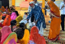 मंशापूर्ण बांया सा धाम में नवरात्र महोत्सव का समापन, 101 महिलाओं व युवतियों को मिले पुरस्कार