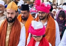 अजमेर पहुंचे रितेश देशमुख और जेनेलिया, दरगाह में चढ़ाई चादर