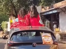 कारों की छत पर बैठकर गरबा प्रचार करना पड़ा महंगा, 6 वाहनों पर 30 हजार का जुर्माना