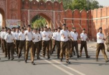 जयपुर की 292 बस्तियों में गूंजा विजयादशमी का उत्साह, पथ संचलनों पर पुष्पवर्षा
