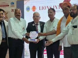 सेवा और जीवदया के कार्यों में लायंस क्लब अजमेर आस्था अव्वल, 156 क्लबों में मिला पहला स्थान